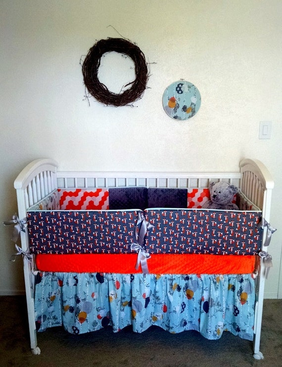 Fox Crib Baby Bedding Set: Includes Bumper Sheet and by ...
