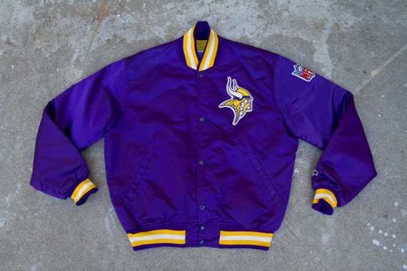 Vtg Minnesota Vikings Starter Jacket Sz. L