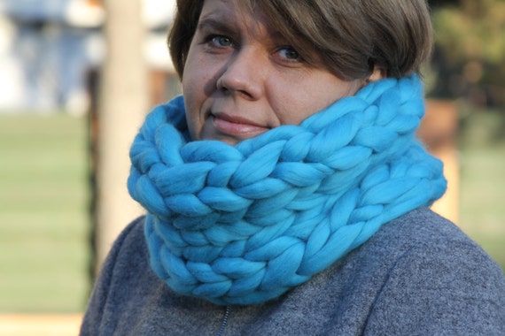 Super Chunky infinity scarf, knitted scarf, cowl, snood, chunky scarves, scarf, knit scarf, chunky cowl, Circle Scarf, Gift for her, Wool