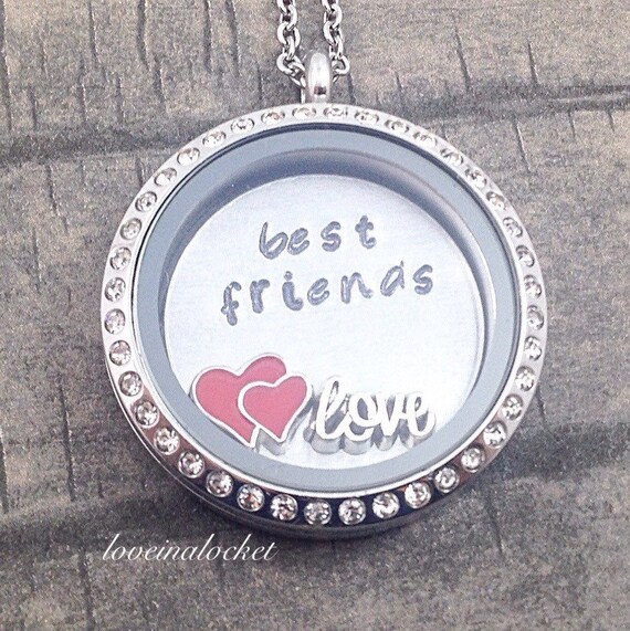 Best Friend Floating Locket Best Friends Locket by Loveinalocket
