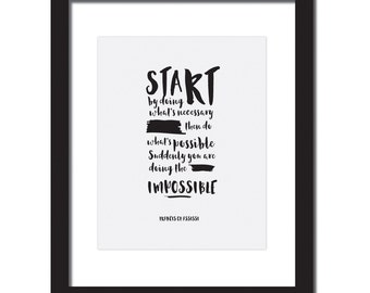 Unique st francis quote related items | Etsy