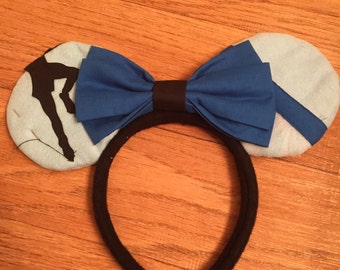 Wendy Darling Mickey Ears, Peter Pan Ears, Custom Disney Inspired Ears
