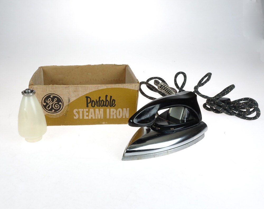 Vintage General Electric Iron Portable Steam Iron Model