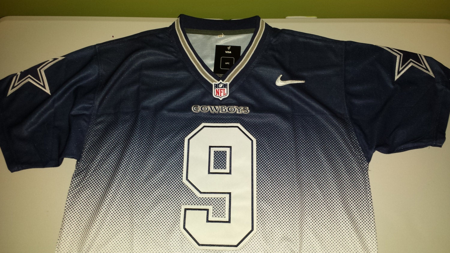 TONY ROMO Dallas Cowboys Fade Jersey by JerseysDerek on Etsy