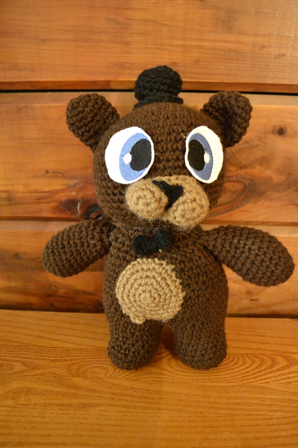 Freddy Fazbear FNAF crochet plushie