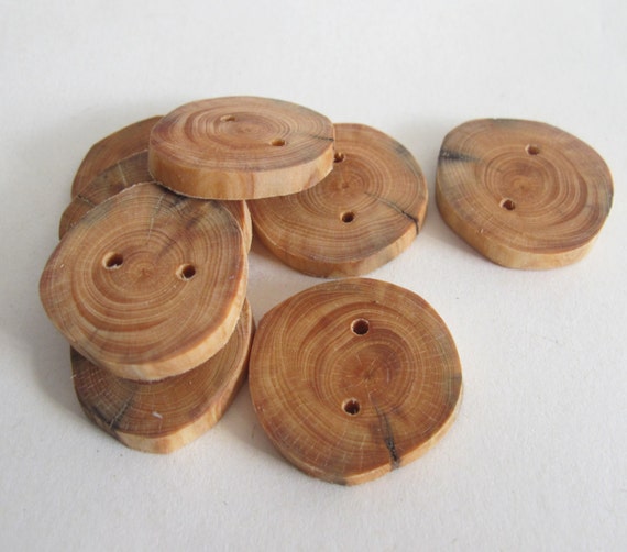 Rustic Wooden Buttons 4