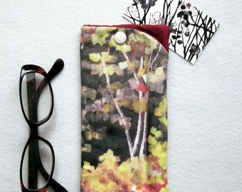 Soft Padded Case for Eye Glasses/Reading Glasses - featuring a Grisé Painting!