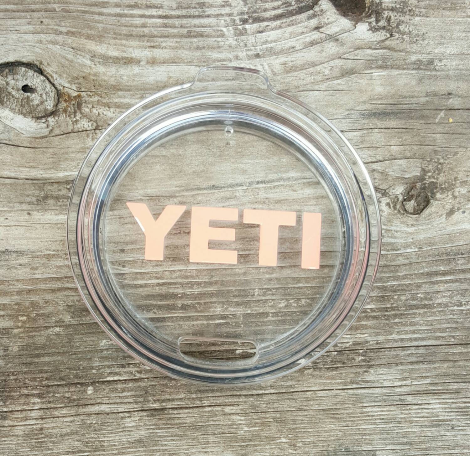 Yeti lid sticker color vinyl decal to personalize your cup