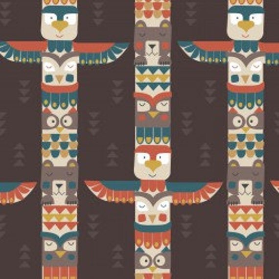 Crib SheetBaby BoyFittedRustic Totem Poles Toddler Bed