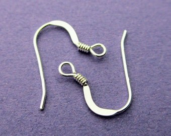 New 18mm 22 gauge 925 Sterling Silver Coil Ear Wires 3 Pairs