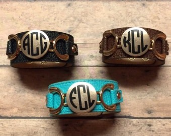 Monogram bracelet/custom jewlry/personalized bracelet/custom bracelet