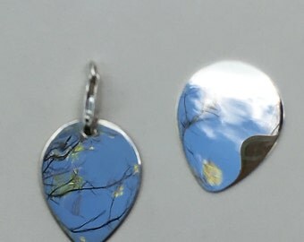 Sterling Guitar Pick ~ Sterling Guitar Pick Pendant