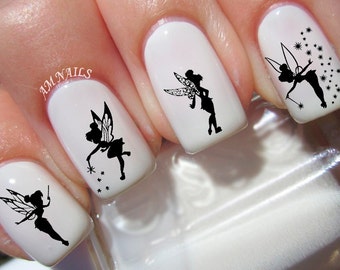 40 Tinkerbell Fairy Nail Decals