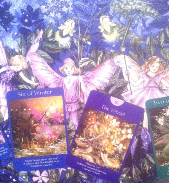 Fairy Tarot Card Reading 7-10 card spread by MojoqueenPsychic