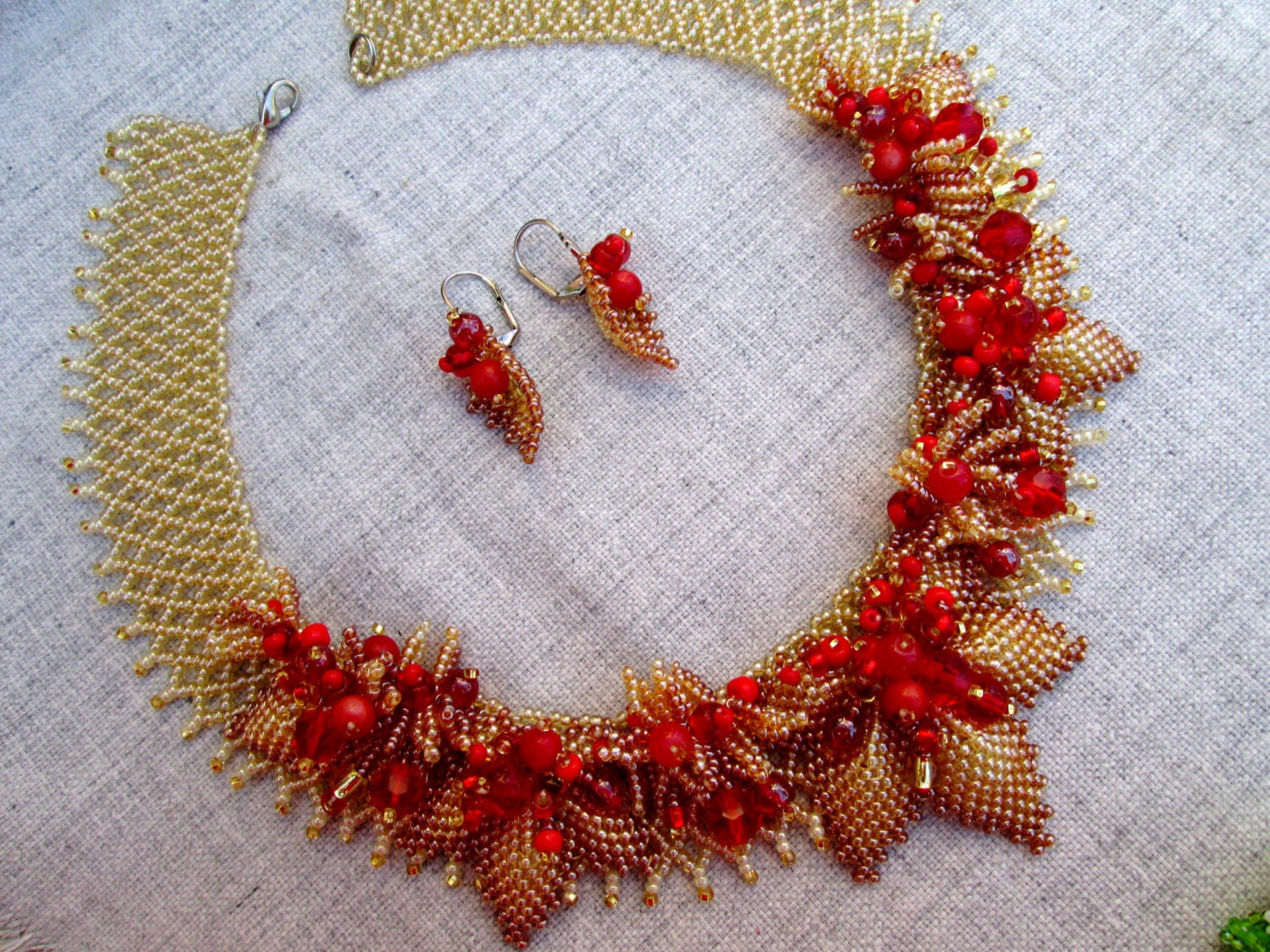 Ukrainian jewelry. Ukrainian necklace. by NatalyHopeBoutique