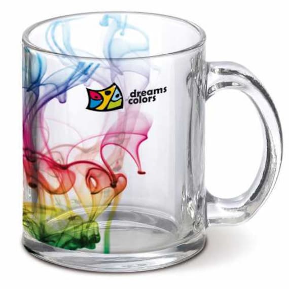 Custom Made Glass Coffee Mug - Custom Text Mug - Customizable Glass Cups