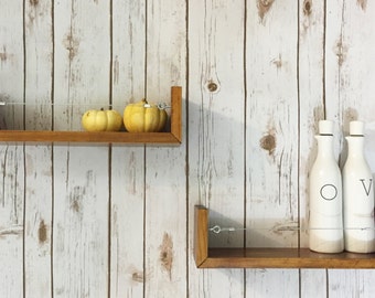 Spice Rack Set, Bathroom Wall Decor, Bathroom Decor, Floating Shelves, Bathroom Shelf, Bathroom Shelves, Kitchen Shelves, Wall decor, Wood