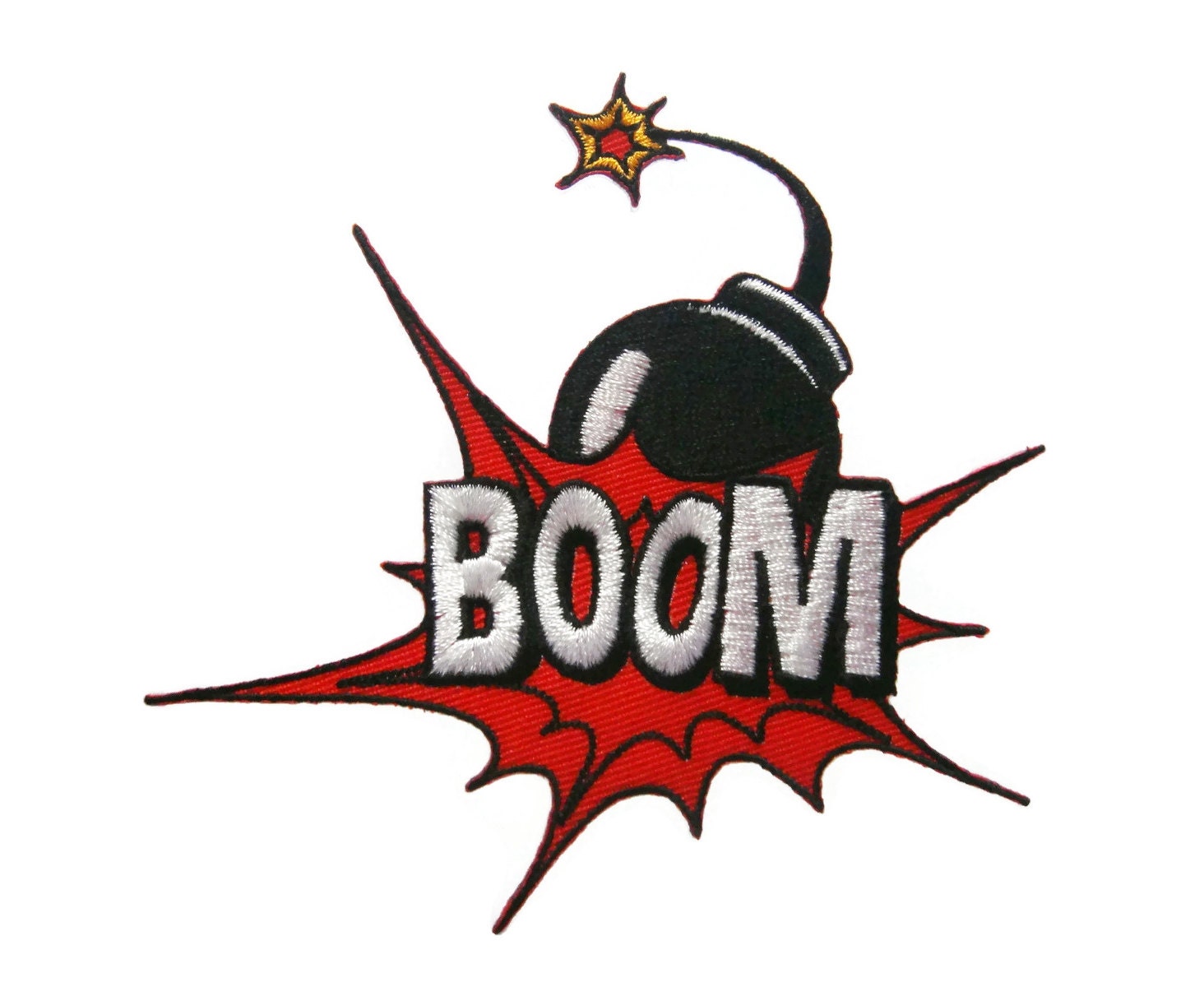 BOOM DC MARVEL Comic Super Hero Sound Fx Embroidered Applique