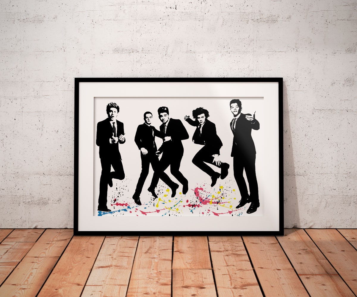 One direction poster Printable 1D poster Art by print4decor