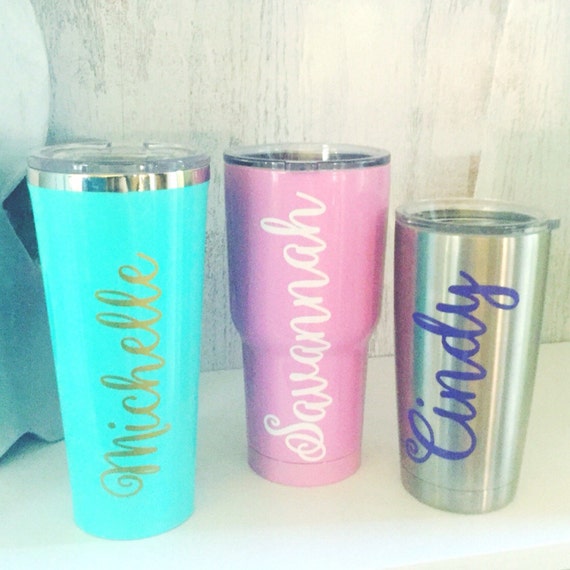 with names tumblers // SIC Yeti Decal // Decal RTIC Decal by // Name
