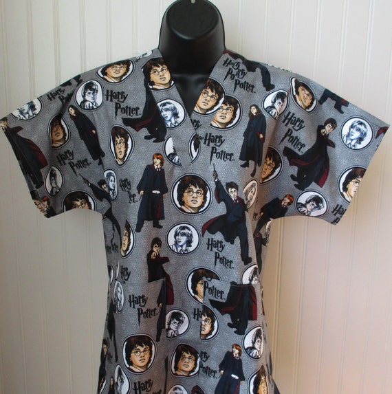 Harry Potter Characters circle Medical Nursing Relaxed Fit