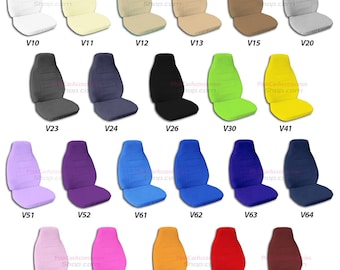 Plain Colour Car Seat Covers....Many Colours...All Cars..