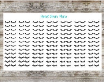 80+ Eyelash/Beauty Planner Stickers