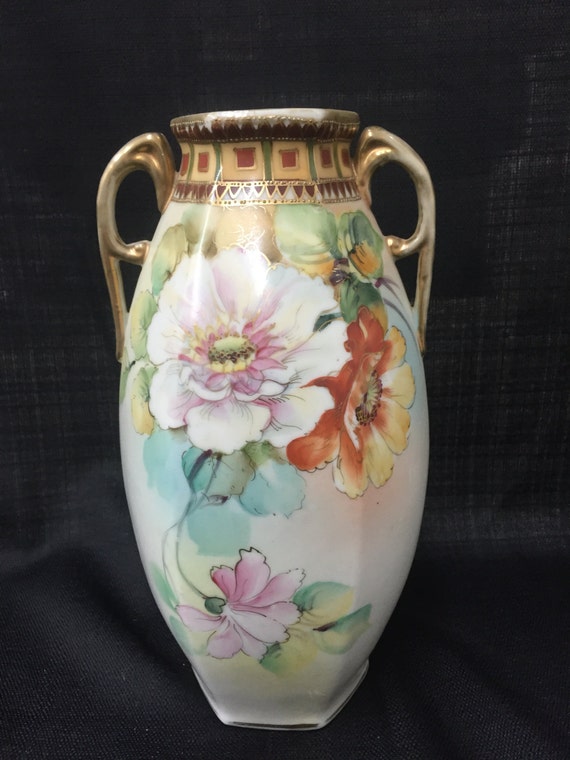 Vintage Hand Painted Nippon Vase