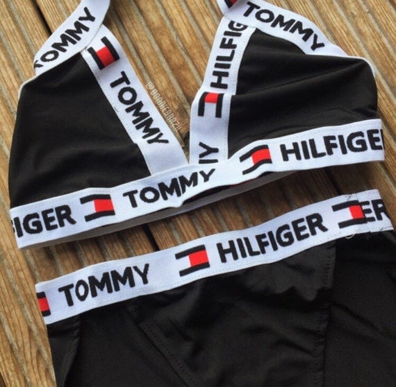 Bikini set retro bandage tommy hilfiger