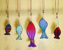 Popular items for hand painted fish on Etsy
