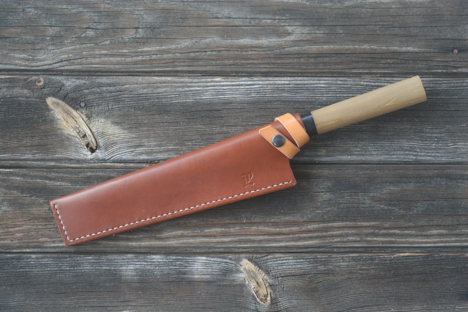 Custom Chef Knife Sheath by PetkoLeathers on Etsy