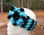 Crochet headband, Crochet Flower headband, Handmade crochet