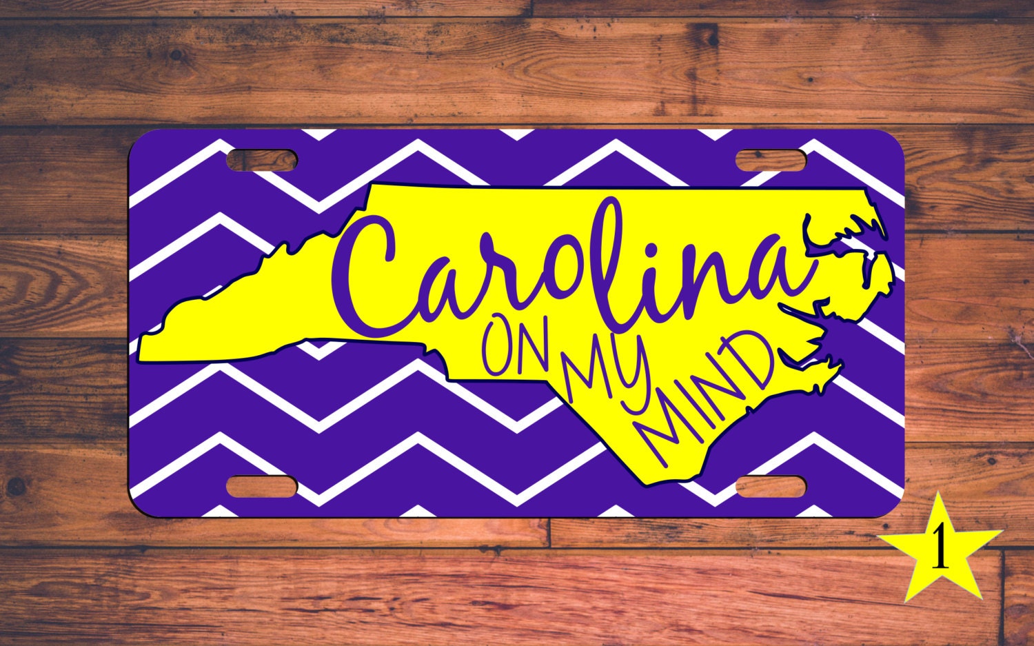 EAST Carolina on My Mind PIRATES ECU License Plate North