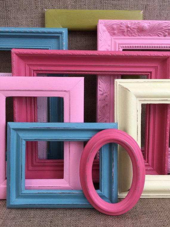 9 CUSTOM PAINTED FRAMES // Ornate Painted by AnthiLeoniDecor