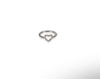 stainless steel heart to heart 2 tone engagement ring stainless steel heart to heart 2 tone engagement ring