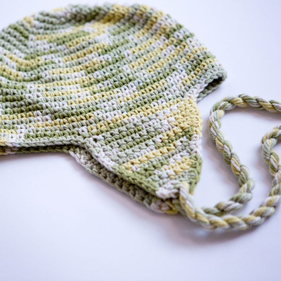 Items similar to Knitted Unisex hat with Ear Flaps on Etsy