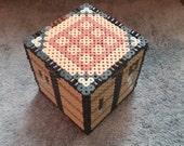 Items similar to Minecraft - Crafting Table - Hama/Perler Fuse Bead 3D ...