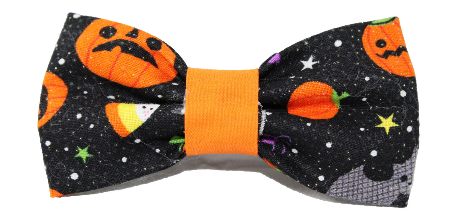 Halloween Dog Bow Tie Halloween Dog Costume by BourneWildPetWear