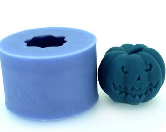 Halloween pumpkins Candle mold Soap Mold Flexible Silicone mold polymer clay molds Resin Crafts Handmade soap making bath bomb mold
