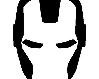 Items similar to Iron Man Vinyl Car Window Decal 5