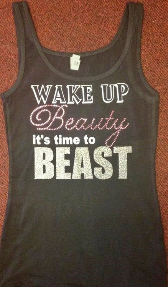 beauty beast workout shirts