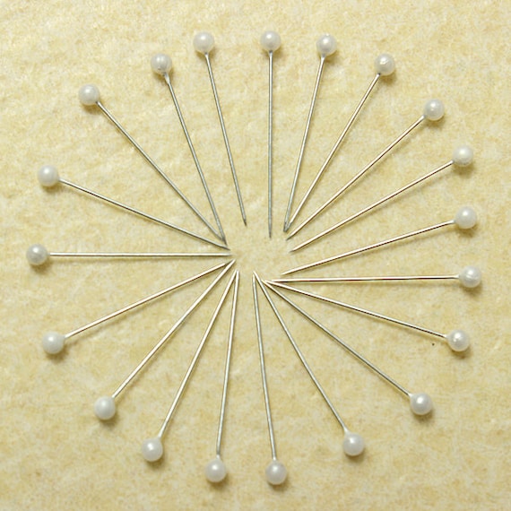 pearl head pins