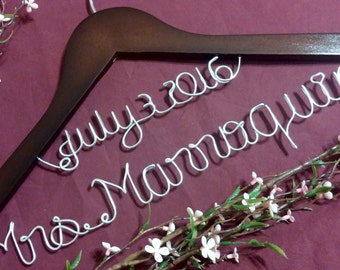 Sale, Wedding Hanger, Bridal Hanger, Personalized Bridal hangers, Bride Hanger, Custom wedding Hanger, Name Hanger, Wedding dress Hanger