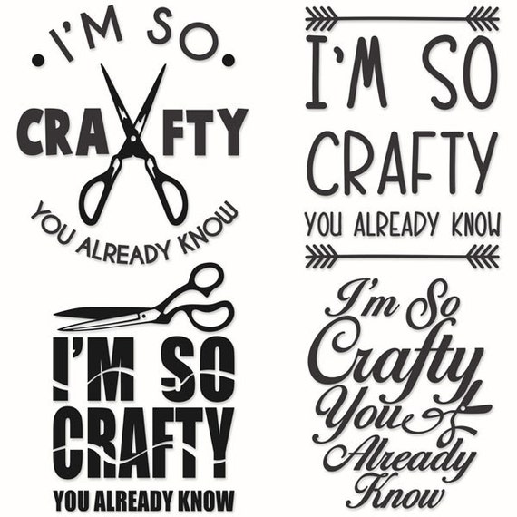 Download I'm So Crafty Cuttable Designs SVG DXF EPS use with