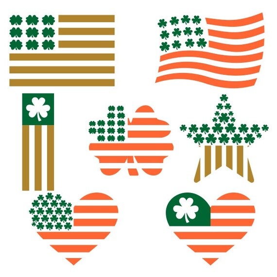 Download Irish American Flag Cuttable Designs SVG DXF EPS by ...