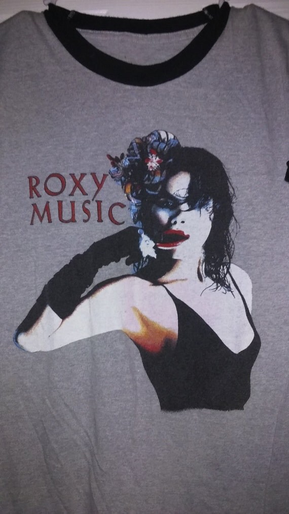 vintage roxy music shirt