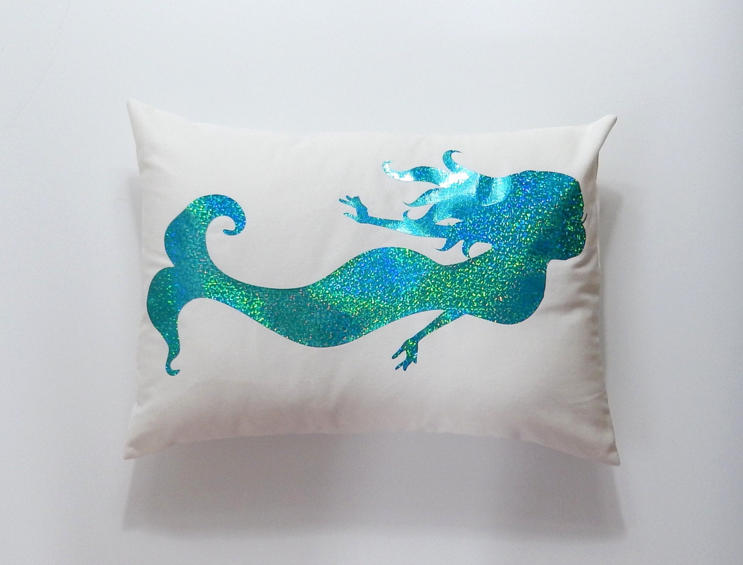 Mermaid Pillow Cover Sparkle Mermaid Pillow Cover Mermaid