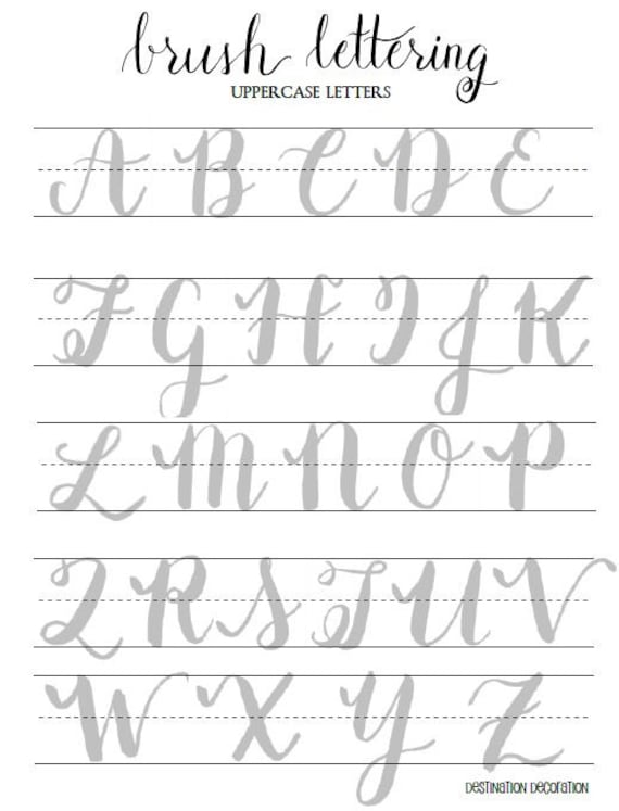 brush-lettering-practice-worksheets-uppercase-letters