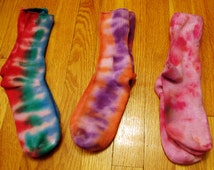 Adult Mid-Calf Tie Dye Sock Bundle (3)
