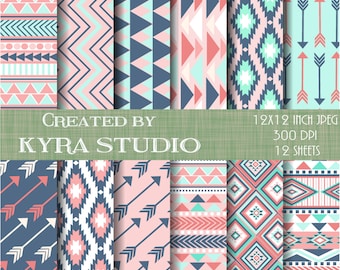 Aztec scrapbooking | Etsy